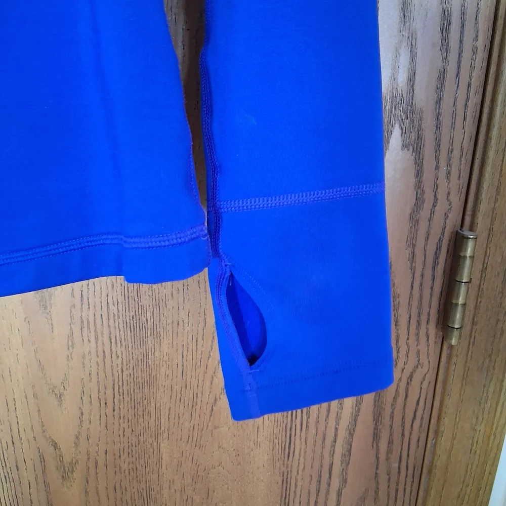 Adidas Blue Long Sleeve Pullover - Picture 3 of 6